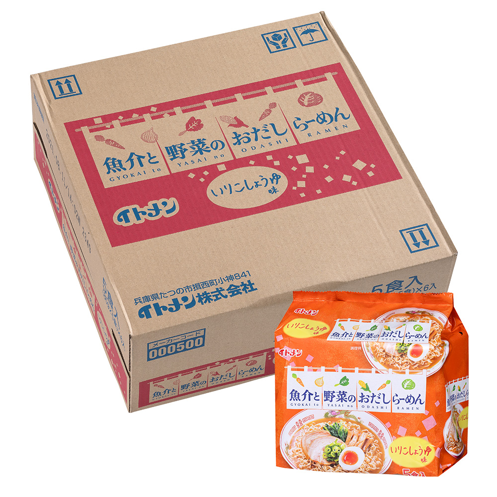おだしラーメンしょうゆ味（５食×6）30食