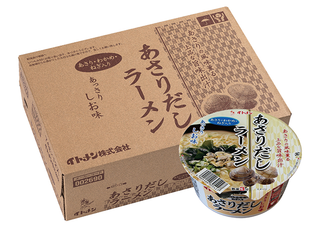 カップあさりだしラーメン 1ケース（12個）