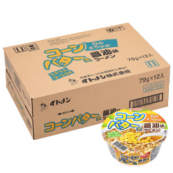 [C-38]カップコーンバター風醤油味ラーメン 1ケース（12個）