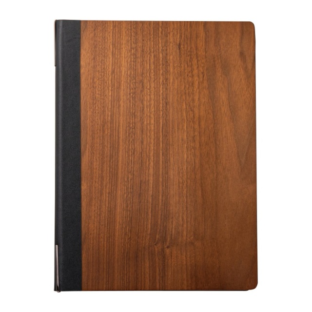 1900-K】木製メニューブック（A4/4ページ/メニューピン）