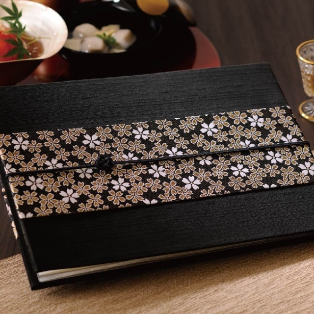 帯櫻】高級店向けメニューブック(A4ヨコ/ビニールポケット)