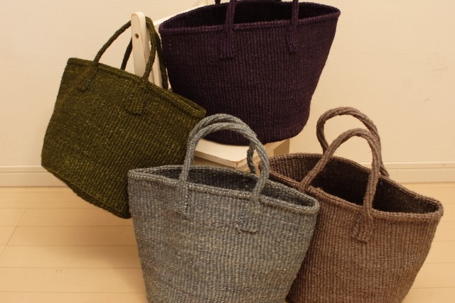 サイザルかごバッグ