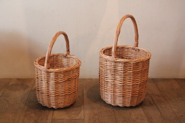 柳　ワンハンドルバスケットmenui