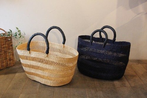 エレファントグラスのかごバッグ