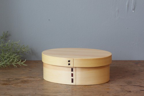 ヒノキの白木曲げわっぱ弁当箱