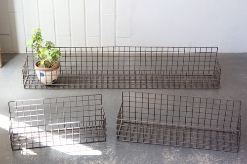 ワイヤーロングバスケット