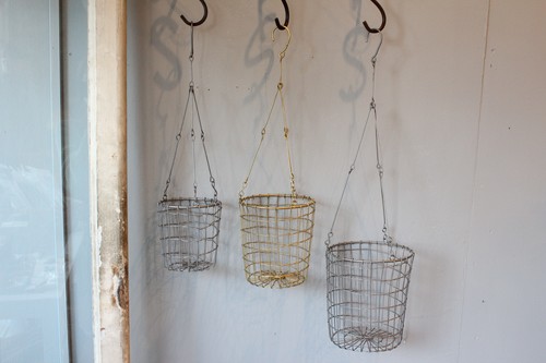 アイアンハンギングバスケットシルバー