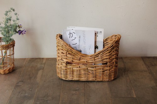 menuiオリジナルマガジンラックLacakボートバスケット