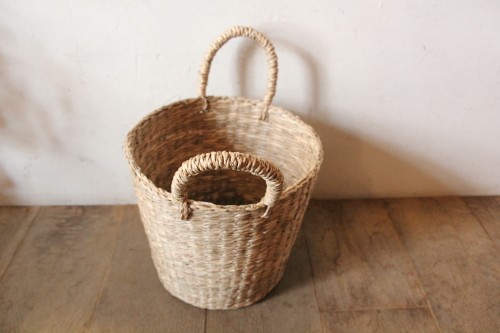 い草バスケット　バケツ