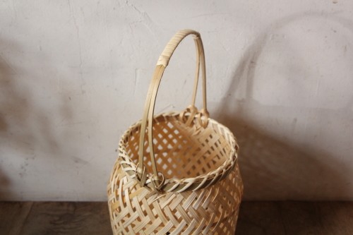 竹ワンハンドルバスケット