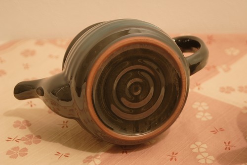 備前焼　火襷　大ぶり蓋付茶器　五客 710b3e186b402d4cbdf2eb96307a19