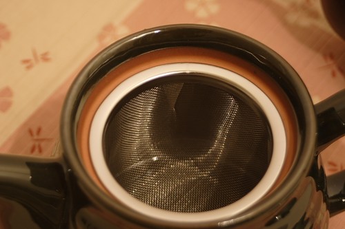 グリーン刷毛目・備前風ポット