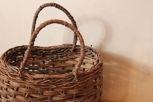 山籐　お買い物かご