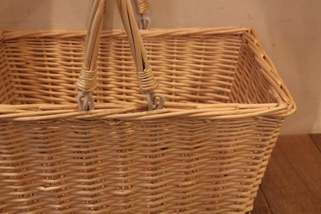 かご・バスケット・雑貨 - menui | 【柳 レジかご角バスケット L