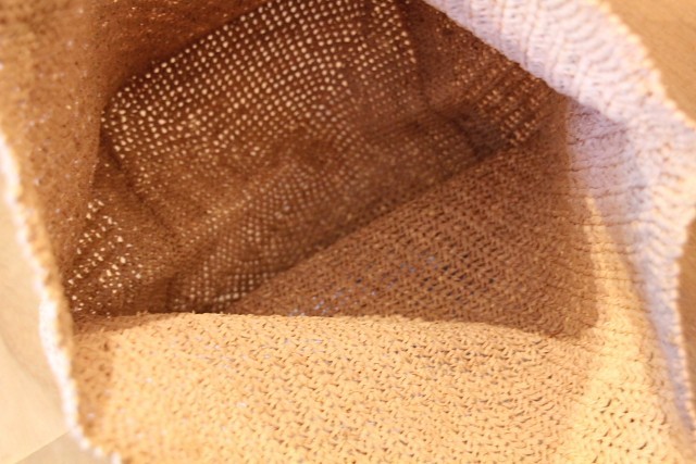 ラフィアトートバッグ　アフガン編