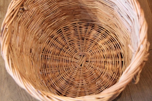 Thailandラタン　フタ付きL