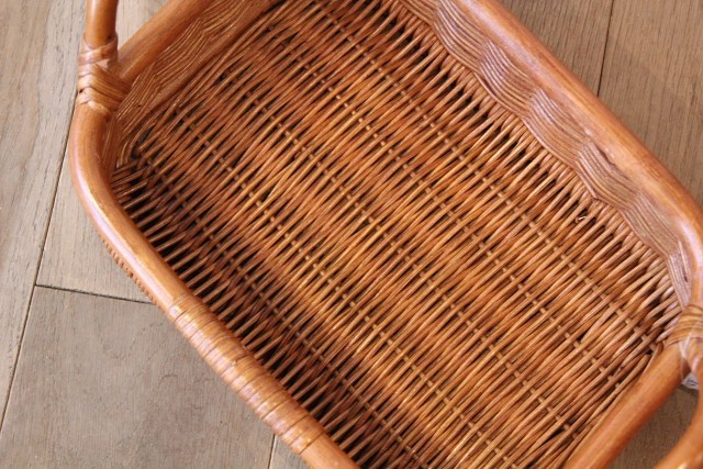 太縁ラタン　バスケット