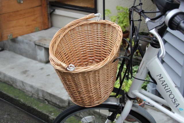 柳　自転車カゴ