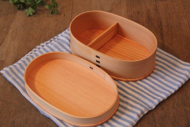 かご バスケット 雑貨 Menui 国産 秋田県 杉の曲げわっぱ弁当箱 日本製 木のランチボックス