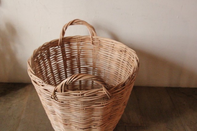 ラタン　プランターバスケット03