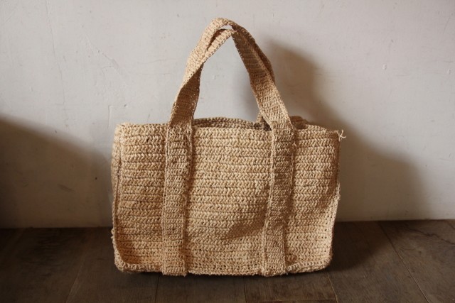 ラフィア　トートバッグ