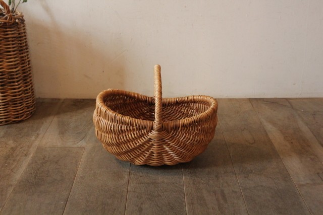 かご・バスケット・雑貨 - menui | ラタン ワンハンドルビーンズバスケット