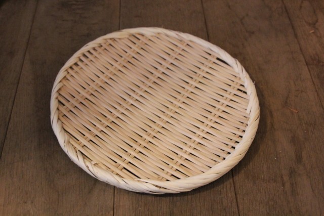 竹の水切りざる、そばざる
