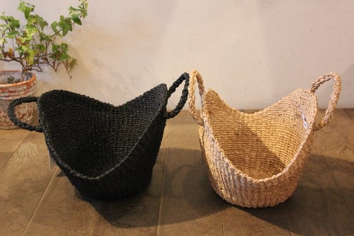 アバカのシェル型かごバッグ
