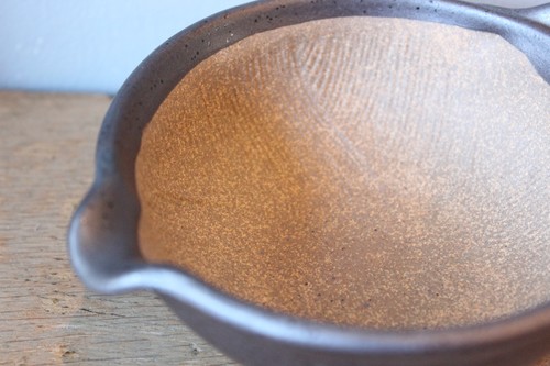 国産万古焼のミニ片口すり鉢