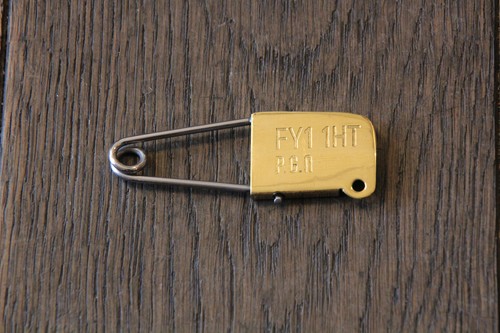 ブラスキーホルダーピン