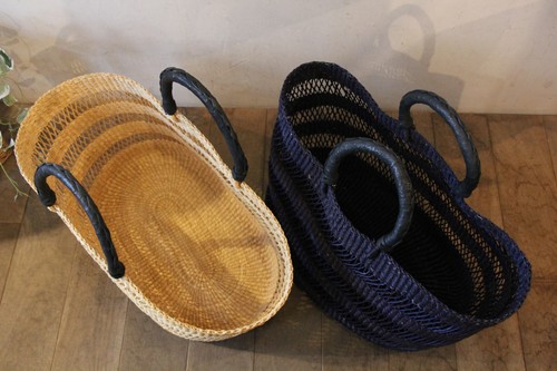 エレファントグラスのかごバッグ