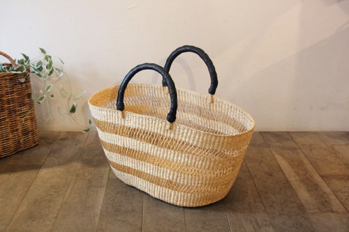 エレファントグラスのかごバッグ