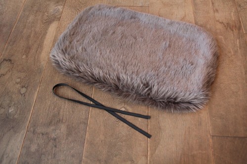 menuiオリジナル日本製フェイクファーかごバッグカバー