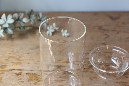 ガラスの水栽培フラワーベース