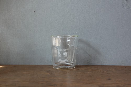 耐熱ガラスのタンブラー