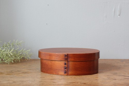 ヒノキの曲げわっぱ弁当箱総スリ