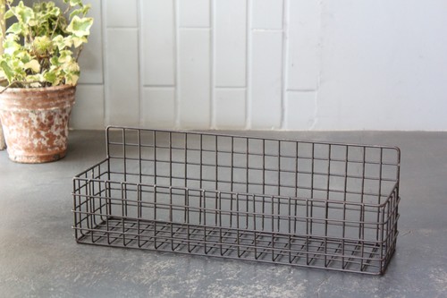 ワイヤーロングバスケット