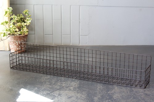 ワイヤーロングバスケット