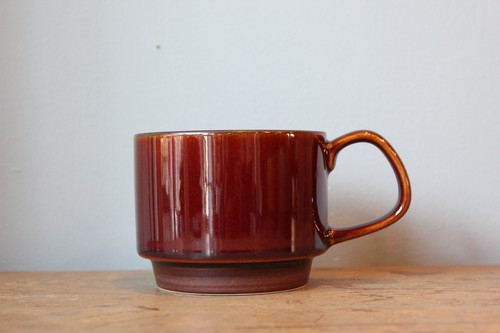 国産美濃焼のスタッキングマグ