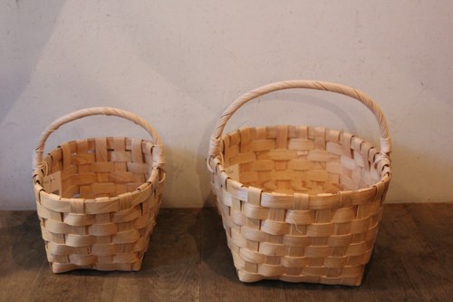 水杉のワンハンドルバスケット