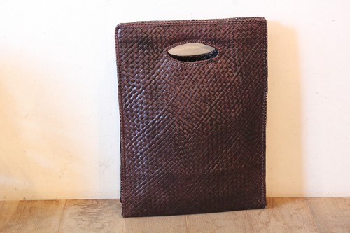 パンダンのドキュメントかごバッグ