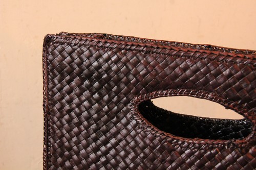 パンダンのドキュメントかごバッグ