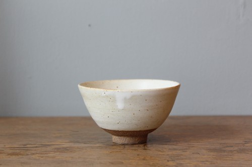 日本製たたら作り陶器のお茶碗