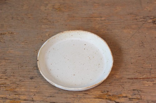 日本製たたら作り陶器の切立皿