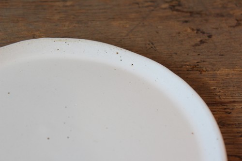 日本製たたら作り陶器の切立皿