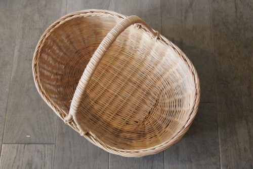 ラタンワンハンドルかごバッグ