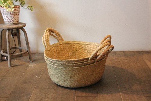 menuiオリジナルシーグラスtubバスケット