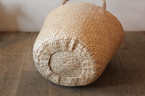 シーグラス丸手バスケット