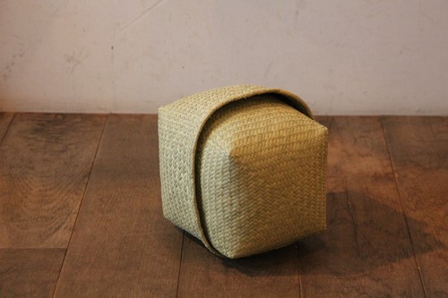 水草の被せ蓋かごキューブボックスバスケット