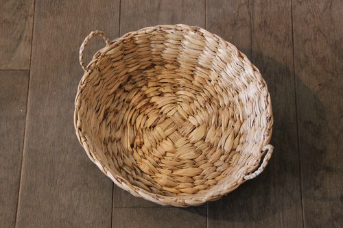 コックの両手付き浅型バスケット